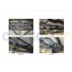 Пороги алюминиевые Rival Black New для Haval H6 2014-2020