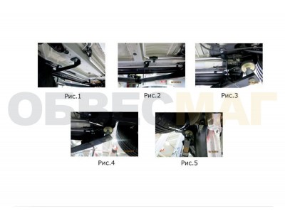 Пороги алюминиевые Rival Silver New для Kia Sorento Prime 2015-2021