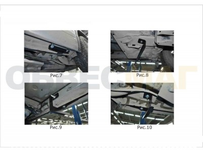 Пороги алюминиевые Rival Silver New для Toyota Highlander 2014-2020