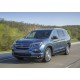 Пороги алюминиевые Rival Black New для Honda Pilot 2016-2021