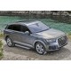 Пороги алюминиевые Rival Silver New для Audi Q7 2015-2021