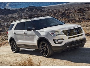 Пороги алюминиевые Rival Silver New для Ford Explorer № F193AL.1802.1