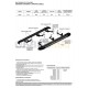 Пороги алюминиевые Rival Silver New для Mazda CX-9 2017-2021