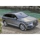Пороги алюминиевые Rival Black New для Audi Q7 2015-2021