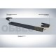 Пороги алюминиевые Rival Black New для Audi Q7 2015-2021
