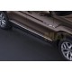 Пороги алюминиевые Rival Black New для Volkswagen Teramont 2018-2025