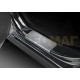 Накладки порогов Rival с надписью 4 штуки для Hyundai Solaris 2017-2021