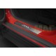 Накладки порогов Rival с надписью 4 штуки для Kia Soul 2 2016-2019