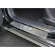 Накладки порогов Rival с надписью 4 штуки для Mazda CX-5 2011-2017