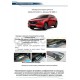 Накладки порогов Rival с надписью 4 штуки для Mazda CX-5 2017-2021