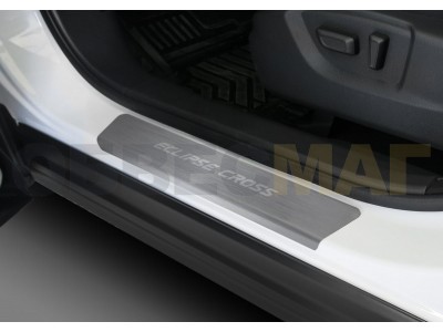 Накладки на пороги Rival 2 шт для Mitsubishi Eclipse Cross