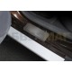 Накладки порогов Rival с надписью 4 штуки для Renault Duster 2011-2021