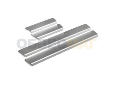 Накладки на пороги Rival 4 шт для Subaru XV NP.5401.3