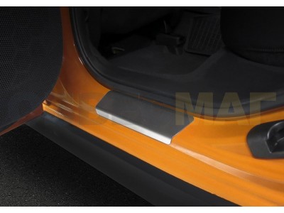 Накладки на пороги Rival 4 шт для Subaru XV NP.5401.3