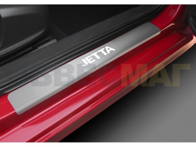 Накладки на пороги Rival 4 шт для Volkswagen Jetta NP.5805.3