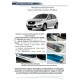 Накладки порогов Rival с надписью 4 штуки для Datsun mi-DO 2015-2021