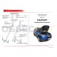 Упоры капота Автоупор 2 штуки для Changan CS35 2013-2021