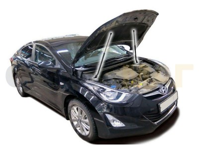 Упоры капота Автоупор 2 штуки для Hyundai Elantra 2010-2015