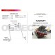 Упоры капота Автоупор 2 штуки для Isuzu D-MAX 2012-2021