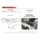Упоры капота Автоупор 2 штуки для Lada Priora 2007-2018