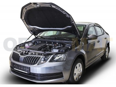 Упоры капота Автоупор 2 штуки для Skoda Octavia A7 2013-2020