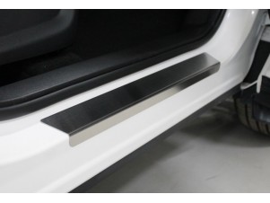 Накладки на пороги лист шлифованный 4 шт для Chery Tiggo 7 Pro № CHERTIG7P20-09