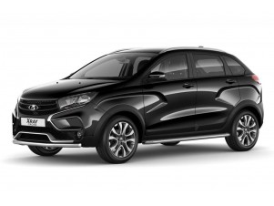 Защита порогов с алюм. площадкой d=51 мм (НПС) для Lada XRay Cross 2018-2022 №LXC220302