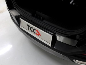 Накладки на задний бампер лист шлифованный 2 шт для Chery Tiggo 8 № CHERTIG820-05