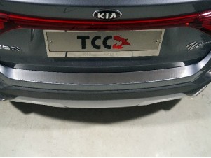Накладка на задний бампер лист шлифованный  для Kia Rio X № KIARIOX20-02