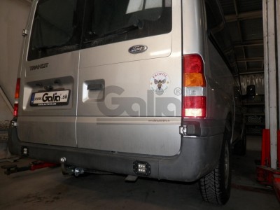 Фаркоп оцинкованный Galia шар A на авто без ступеньки для Ford Transit 2000-2014