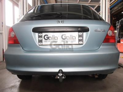 Фаркоп оцинкованный Galia шар A на хетчбек 5 дверей для Honda Civic 2000-2003