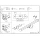 Фаркоп оцинкованный Galia шар A для Mercedes-Benz Vito/V-class Viano 2003-2021