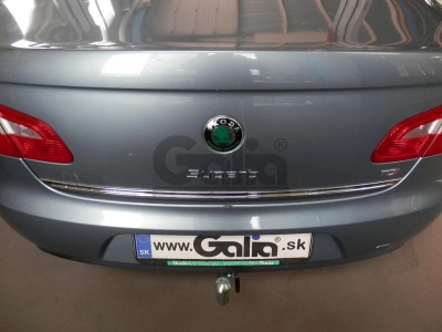 Фаркоп оцинкованный Galia шар A на седан и универсал для Skoda Superb 2008-2015
