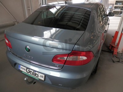 Фаркоп оцинкованный Galia шар A на седан и универсал для Skoda Superb 2008-2015