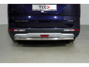 Защита заднего бампера 60 мм для Kia Carnival № KIACAR21-33