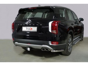 Защита задняя уголки 60 мм для Hyundai Palisade № HYUNPAL21-22