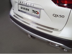 Накладка на заднюю дверь лист шлифованный для Infiniti QX50 № INFQX5018-11