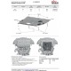 Защита картера+КПП+ комплект крепежа Автоброня, Сталь для Москвич 3, 2022-н.в.;1,5; для JAC JS4 2022-н.в.; 1,5