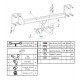 Фаркоп Oris тип шара А (крепление шара на двух болтах) для  BMW X5 E70 2007-2013, X5 F15 2013-2018, BMW X6 F16 2014-2019 №4750-AN