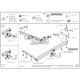 Фаркоп оцинкованный Galia шар A для Chrysler Grand Voyager/Dodge Caravan 2008-2021