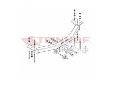Фаркоп Steinhof шар F для Mitsubishi Pajero Sport 1998-2007
