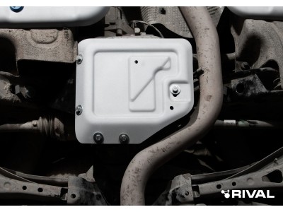 Защита редуктора (алюминий) + комплект крепежа для Geely Monjaro 2022-н.в. (V - 2.0, АКПП, 4WD), Geely Atlas 2024-н.в. (V - 2.0, АКПП, 4WD)