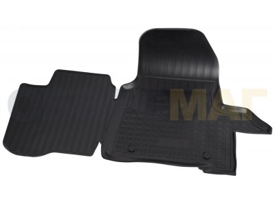 Коврики в салон Norplast полиуретан чёрные 2 штуки для Ford Transit 2014-2021