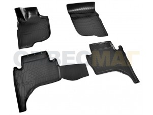 Коврики в салон Norplast полиуретан чёрные для Mitsubishi L200 № NPA11-C59-335