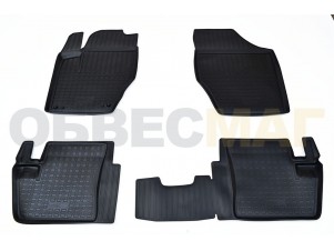 Коврики в салон Norplast полиуретан чёрные на седан для Citroen C4 № NPA11-C64-350