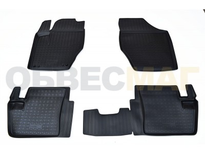 Коврики в салон Norplast полиуретан чёрные на седан для Citroen C4 2011-2021