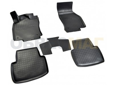 Коврики в салон Norplast полиуретан чёрные для Volkswagen Passat B8 2015-2021
