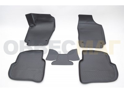 Коврики в салон Norplast полиуретан на седан для Volkswagen Polo 2009-2021