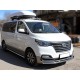 Защита переднего бампера двойная d-53+43 Технотек для Hyundai H-1 Starex 2017 – н.в.