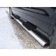 Пороги труба овальная с накладками 120x60 мм ТСС для Hyundai H-1 Starex 2007-2018